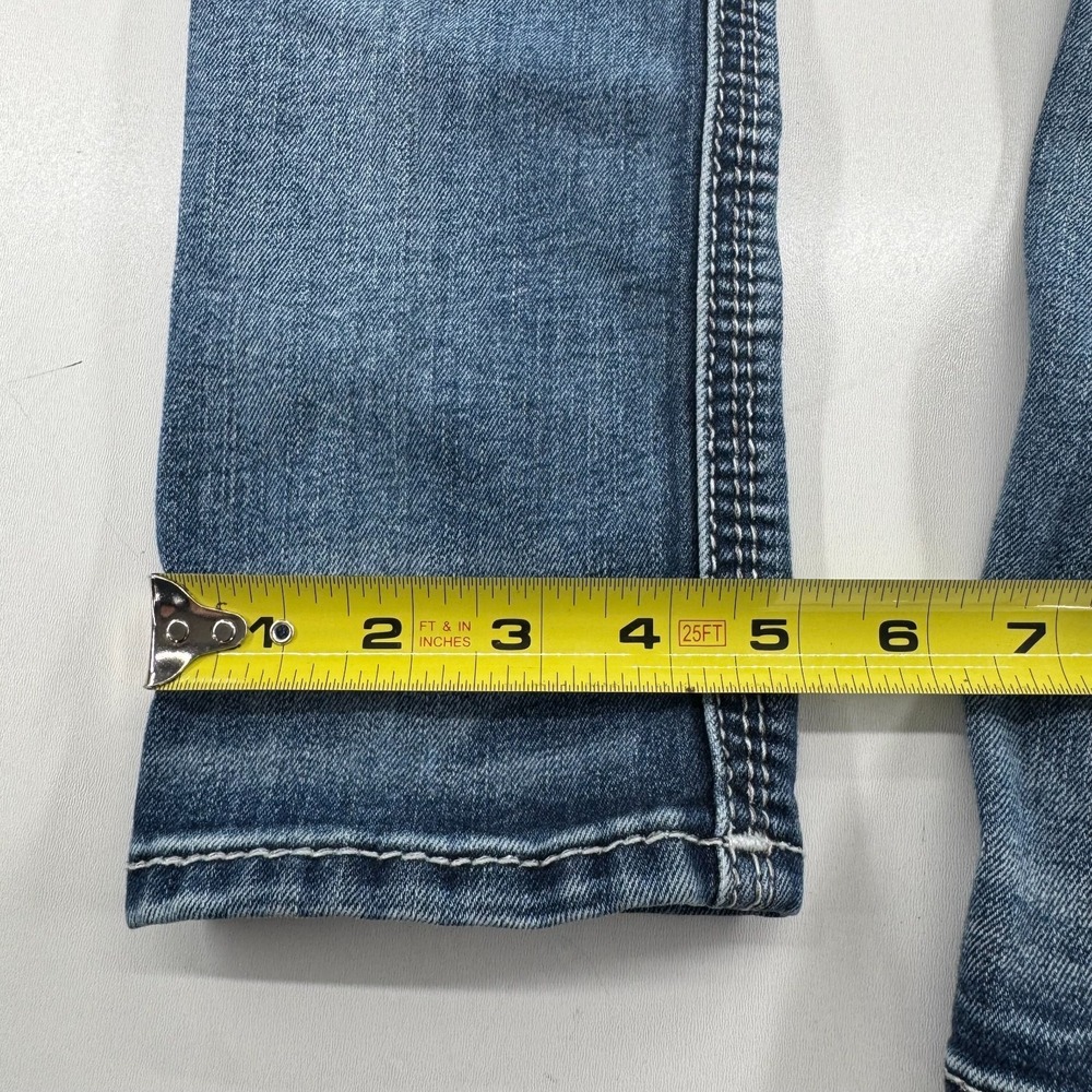 Rock Revival Tali Skinny Jeans WOMENS Blue Embellished Denim SIZE 27 x 29 - Picture 8 of 13